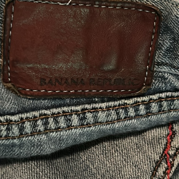 BANANA REPUBLIC 35x32 STRAIGHT LEGS men’s blue jeans - Picture 8 of 12